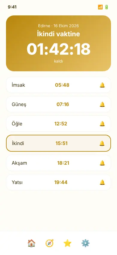 Ezan ve Tesbihmatik Pro ekran görüntüsü