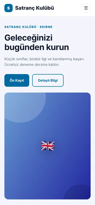 Ders Eğitim mobil görünüm