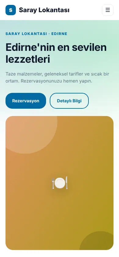 Fincan Restoran mobil görünüm