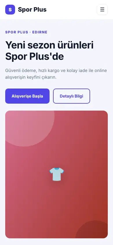 Fırsat E-Ticaret mobil görünüm