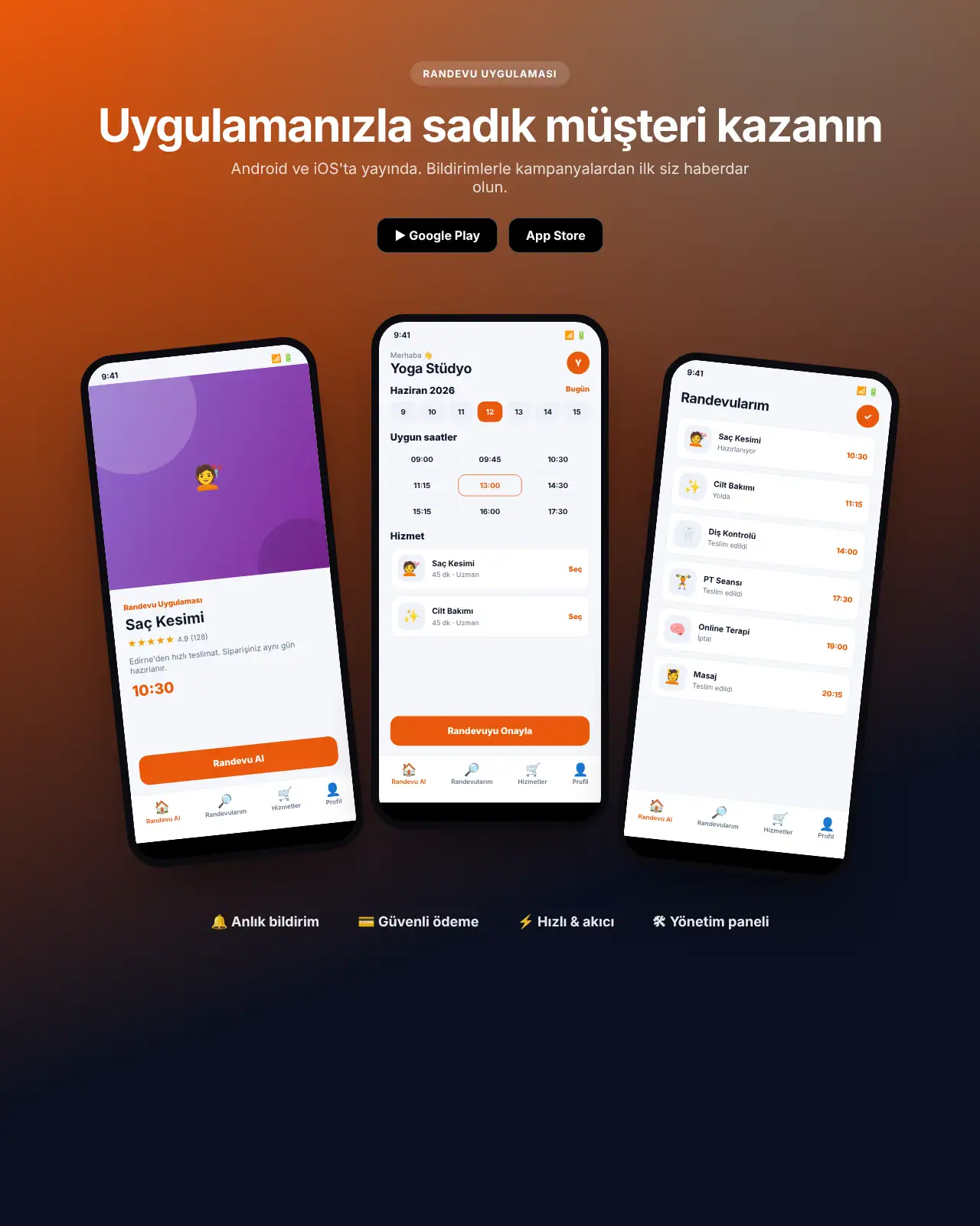 Hemen App - Randevu Uygulaması demo