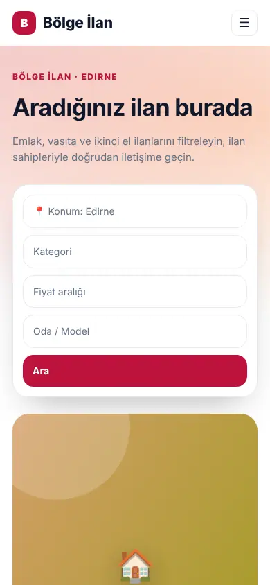 İlan Merkezi İlan mobil görünüm