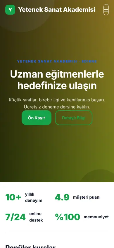 Kariyer Eğitim mobil görünüm