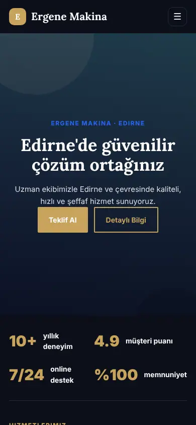 Lumen Kurumsal mobil görünüm