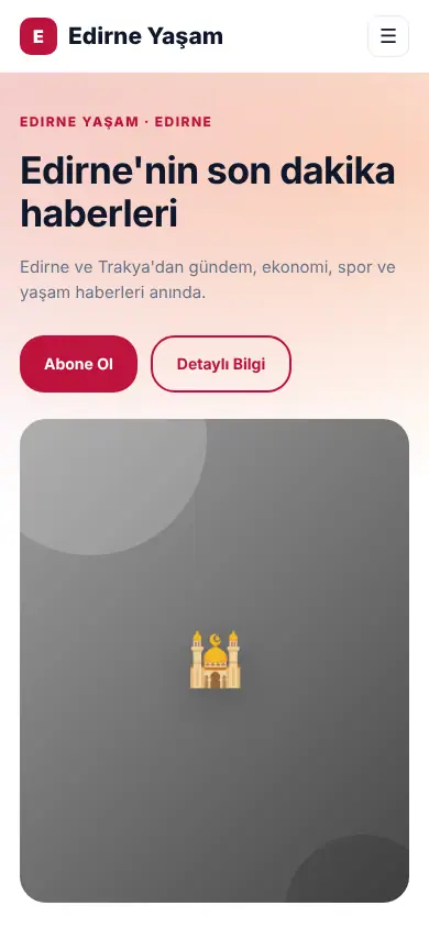 Posta Haber mobil görünüm