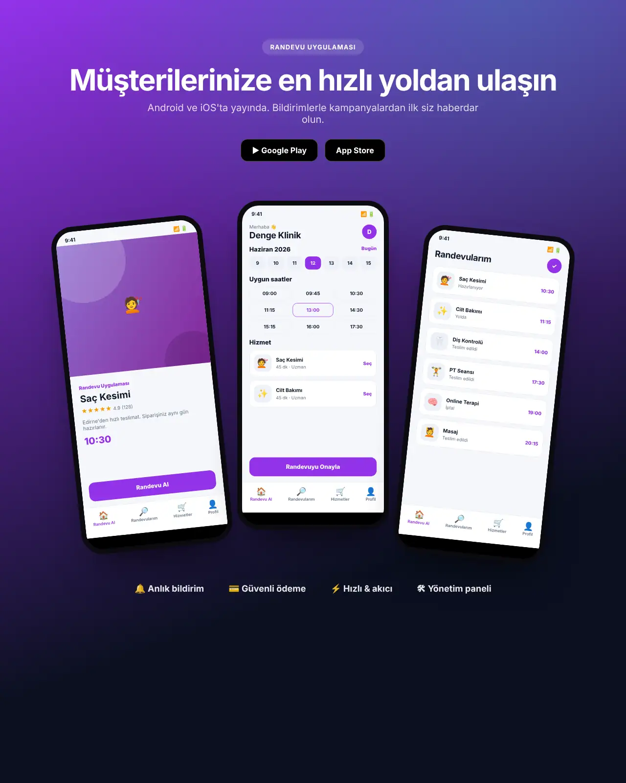Sıram App - Randevu Uygulaması demo