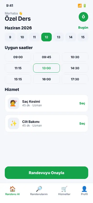 Slot App mobil görünüm