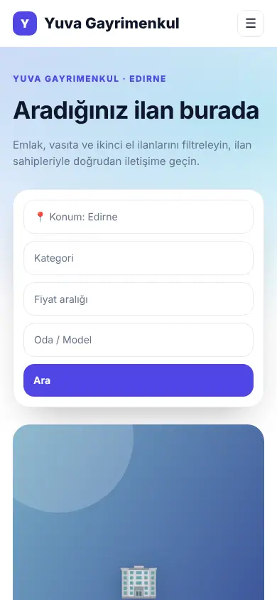 Tapu Emlak mobil görünüm